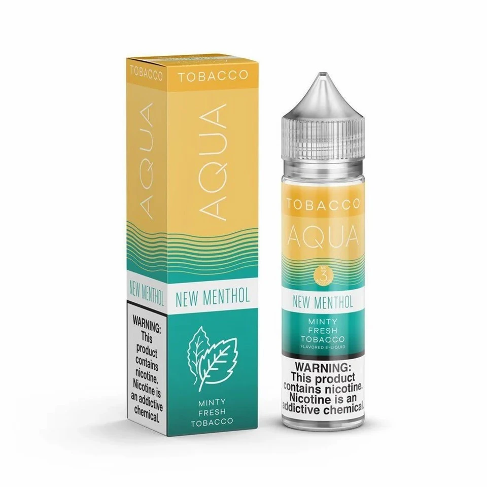 Aqua -tupakka uusi mentoli 60ml eliquid