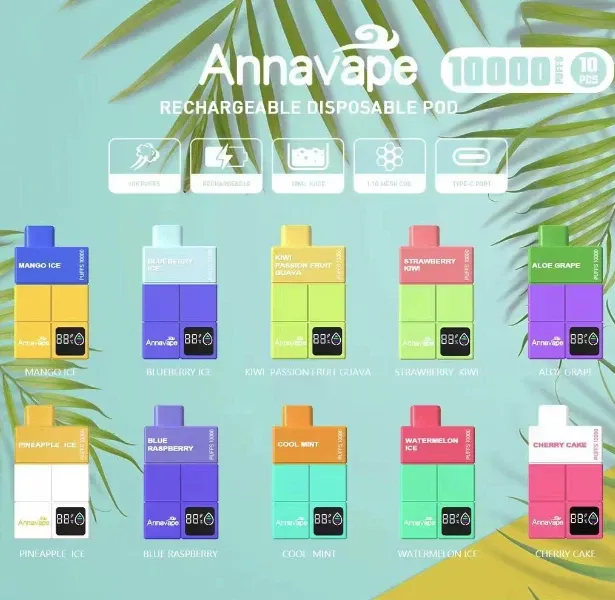 Annavape 10000 Puff Kertakäyttöinen Vape