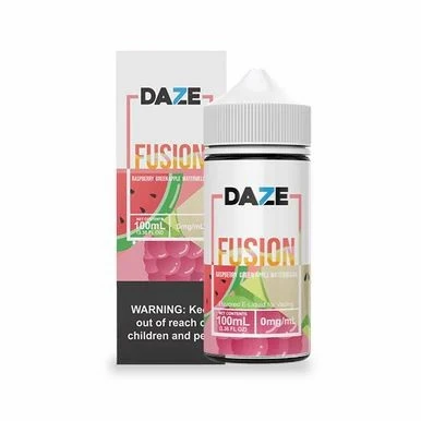 Vadelmavihreä omenavesimeloni 7 Daze E - neste 100 ml