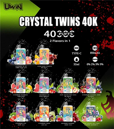 Uwin Twins Crystal 40000 Puffs kertakäyttöinen vape